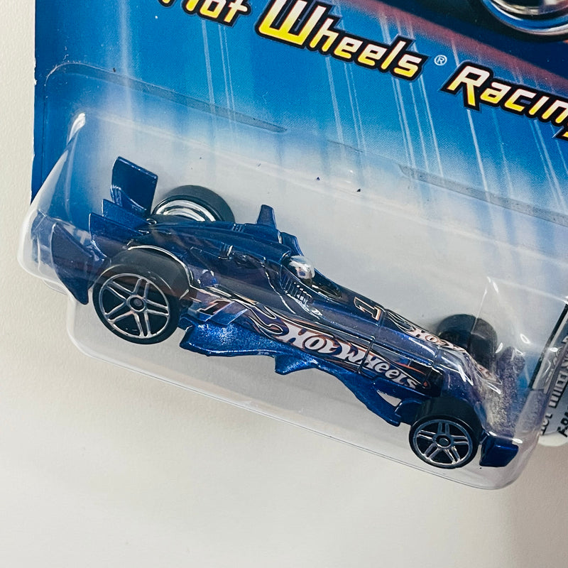 2005 Hot Wheels Hot Wheels Racing F-Racer 090 azul metálico PR5