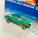 1996 Hot Wheels Corvette Split Window 447 verde metálico 3SP