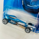 2008 Hot Wheels All Stars Sweet 16 II azul metálico 5SP base ZAMAC