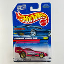 1999 Hot Wheels Firebird Funny Car 998 rojo metálico 5SP base ZAMAC
