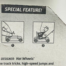 2018 Hot Wheels Experimotors Zoom In blanco PR5 Primera Edición - Compatible con Go Pro