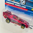 1999 Hot Wheels Firebird Funny Car 998 rojo metálico 5SP base ZAMAC