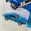 2015 Hot Wheels HW City 69 Dodge Charger 500 azul metálico 5SP Primera Edición