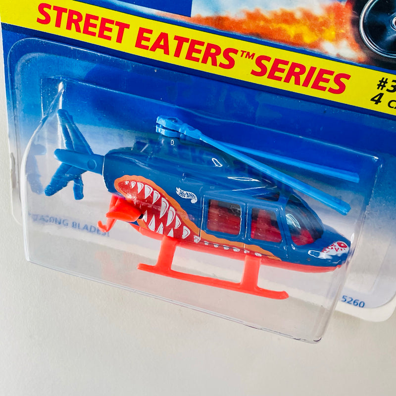 1996 Hot Wheels Street Eaters Propper Chopper azul