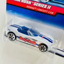 1999 Hot Wheels Sugar Rush Series II Dodge Concept Car blanco 5DOT base ZAMAC