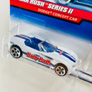 1999 Hot Wheels Sugar Rush Series II Dodge Concept Car blanco 5DOT base Plata