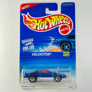 1996 Hot Wheels Velocitor Ford Thunderbird 471 azul metálico 5SP
