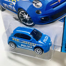 2015 Hot Wheels HW City Fiat 500 azul 10SP