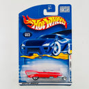 2001 Hot Wheels First Editions 57 Roadster Chevrolet 052 rojo 5SP Primera Edición