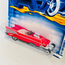 2001 Hot Wheels First Editions 57 Roadster Chevrolet 052 rojo 5SP Primera Edición