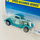 1995 Hot Wheels Speed Gleamer Series 34 Ford 3-Window turquesa cromado 7SP base ZAMAC