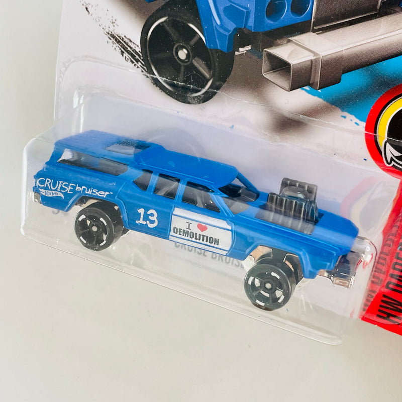 2016 Hot Wheels HW Daredevils Cruise Bruiser azul OH5