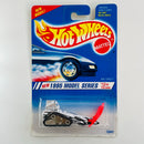 1995 Hot Wheels First Editions Big Chill blanco con tampo negro pala naranja