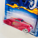 2003 Hot Wheels 35 Aniversario First Editions Swoop Coupe 025 rojo 5SP con SK5 Tarjeta Borde Azul