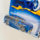 2003 Hot Wheels First Editions Boom Box 035 azul metálico PR5