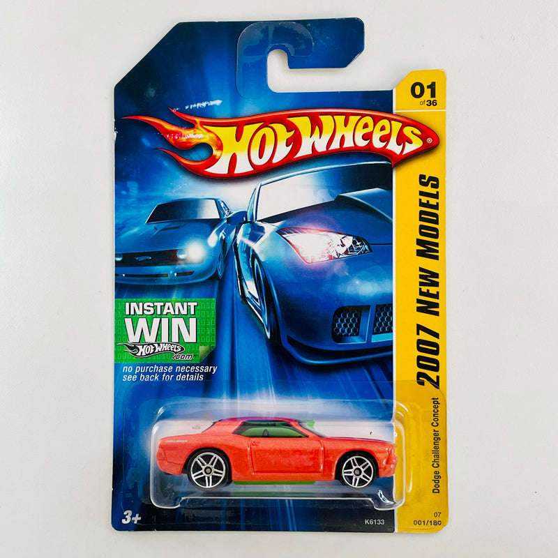 2007 Hot Wheels New Models Dodge Challenger Concept naranja PR5