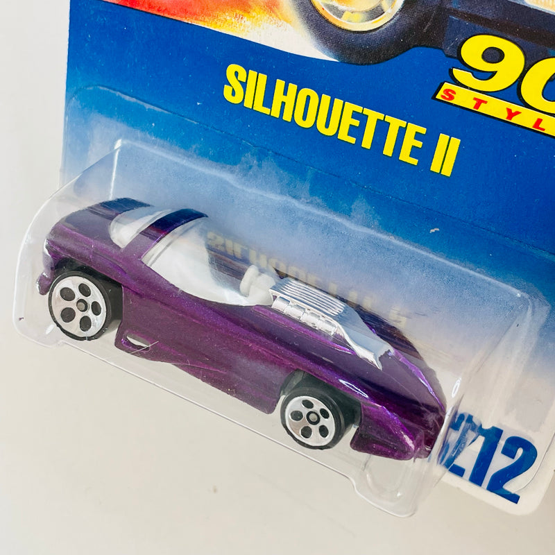 1996 Hot Wheels Silhouette II 212 morado metálico 5DOT