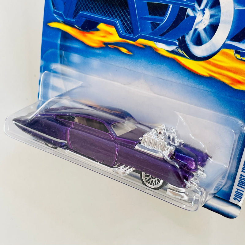 2001 Hot Wheels First Editions Evil Twin 028 morado metálico LW