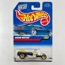 1998 Hot Wheels Rigor Motor 852 morado 5SP base ZAMAC variante llanta trasera grande