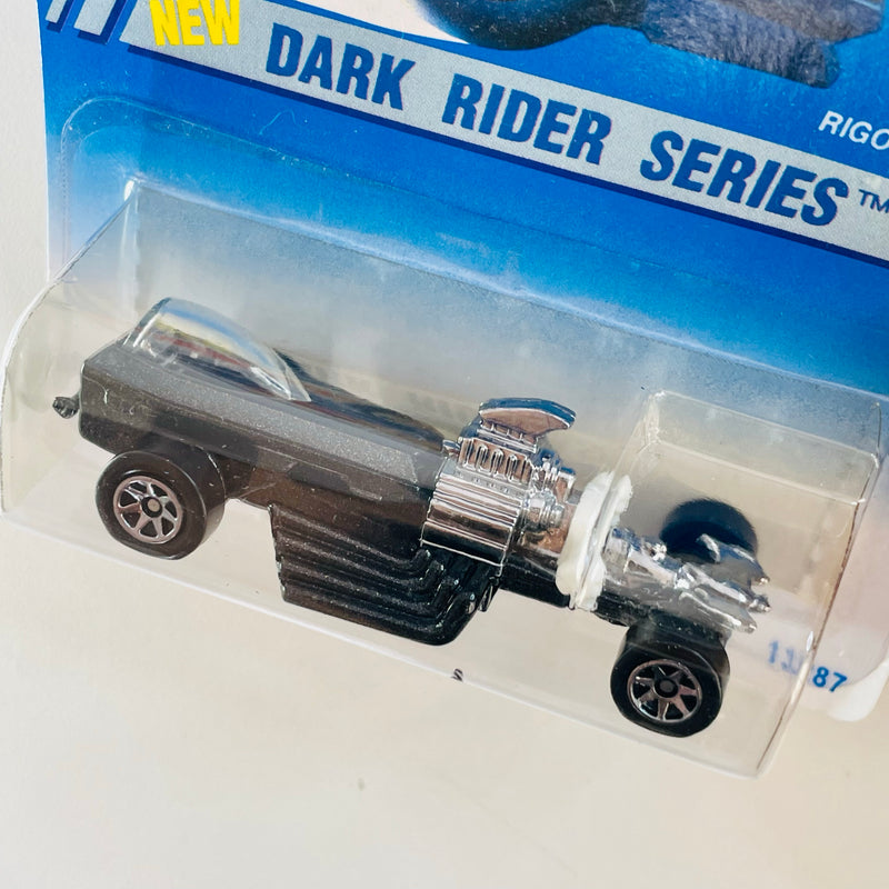 1995 Hot Wheels Dark Rider Series Rigor Motor negro metálico 7SP