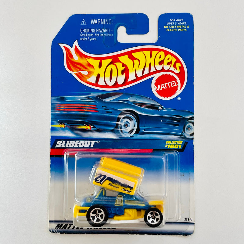 1999 Hot Wheels Slideout 1001 azul 5SP