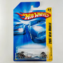 2007 Hot Wheels New Models Nitro Scorcher plata OH5 base ZAMAC