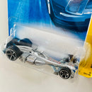 2007 Hot Wheels New Models Nitro Scorcher plata OH5 base ZAMAC