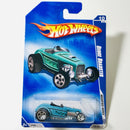 2009 Hot Wheels Modified Rides Ford Deuce Roadster turquesa 5SP base ZAMAC