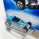 2009 Hot Wheels Modified Rides Ford Deuce Roadster turquesa 5SP base ZAMAC