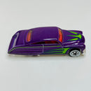 1990 Hot Wheels Purple Passion 87 morado metálico WW variante Interior Rojo Primera Edición - Loose