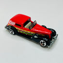 1998 Hot Wheels Tropicool Series Classic Caddy rojo 3SP base ZAMAC - Loose