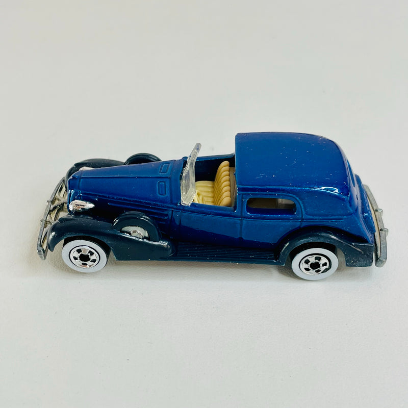 1990 Hot Wheels Classic Caddy 44 azul metálico WW base ZAMAC - Loose