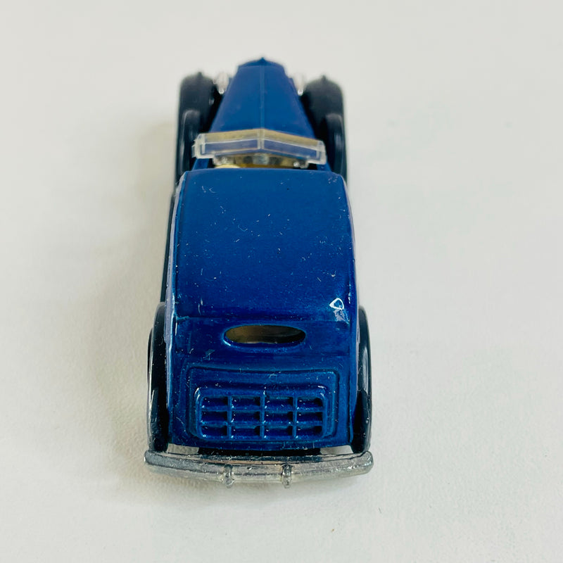 1990 Hot Wheels Classic Caddy 44 azul metálico WW base ZAMAC - Loose