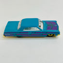 2019 Hot Wheels Throwback 60s 64 Impala turquesa BW Exclusivo Target - Loose