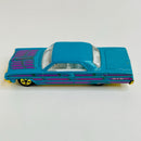 2019 Hot Wheels Throwback 60s 64 Impala turquesa BW Exclusivo Target - Loose