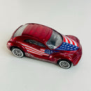 2002 Hot Wheels Star Spangled Chrysler Pronto 079 rojo LW - Loose