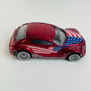 2002 Hot Wheels Star Spangled Chrysler Pronto 079 rojo LW - Loose