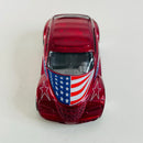 2002 Hot Wheels Star Spangled Chrysler Pronto 079 rojo LW - Loose
