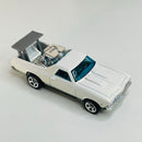 2000 Hot Wheels First Editions 68 El Camino Chevrolet blanco 5SP base ZAMAC - Loose