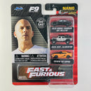 2021 Jada Nano Hollywood Rides Fast & Furious 3 Pack Set de 3 - 2020 Dodge Charger SRT Hellcat, 2020 Jeep Gladiator, Toyota GR Supra