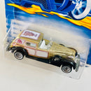 2001 Hot Wheels 1935 Cadillac 115 dorado metálico LW base ZAMAC