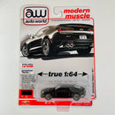2021 Auto World Modern Muscle Limited Edition 1/15,390 2019 Chevy Camaro ZL1 negro Llantas de Goma