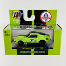 2021 M2 Machines Ground Pounders Limited Edition 1/7,750 1967 Shelby GT 500 R22 verde Llantas de Goma