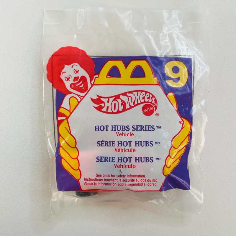 1996 Hot Wheels McDonalds Happy Meal Hot Hubs Series Roadster naranja - En Bolsa Baggie