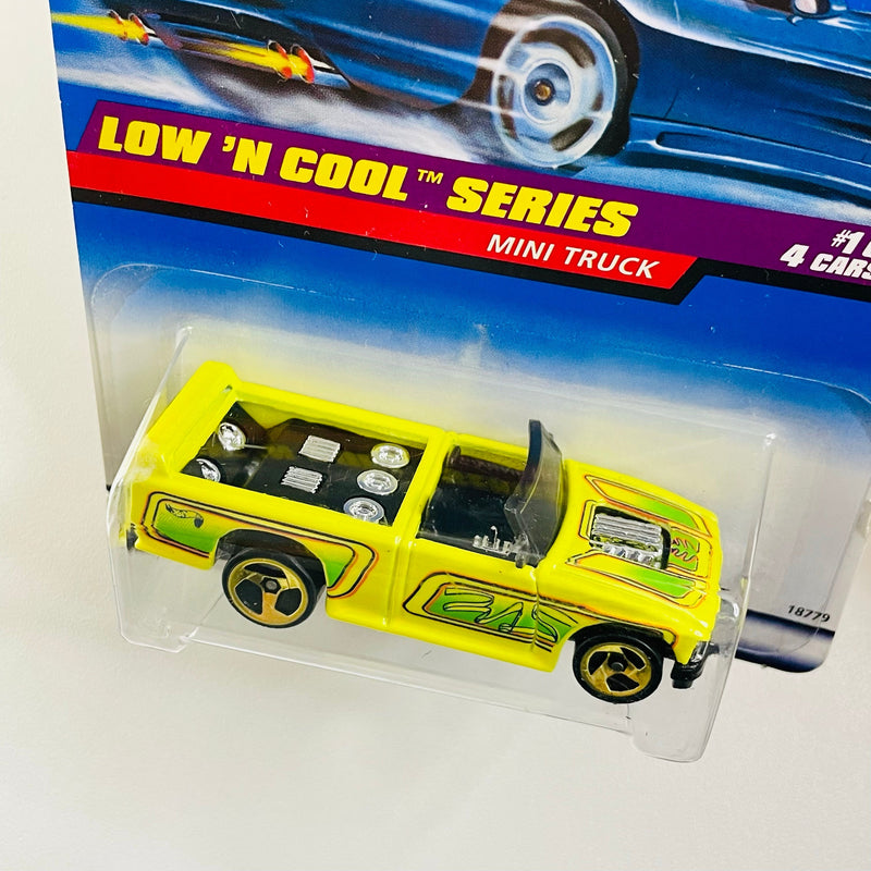 1998 Hot Wheels Low N Cool Series Mini Truck amarillo 3SP