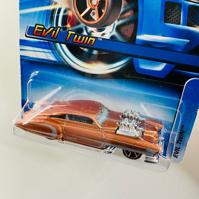 2005 Hot Wheels Faster Than Ever Evil Twin 151 naranja metálico FTE