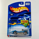 2002 Hot Wheels Turbolence 199 azul metálico 3SP base ZAMAC