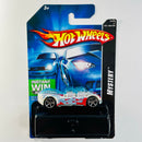 2007 Hot Wheels Mystery Cars What-4-2 blanco OH5 base ZAMAC