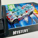 2007 Hot Wheels Mystery Cars What-4-2 blanco OH5 base ZAMAC