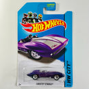 2013 Hot Wheels HW City Corvette Stingray morado metálico 5SP